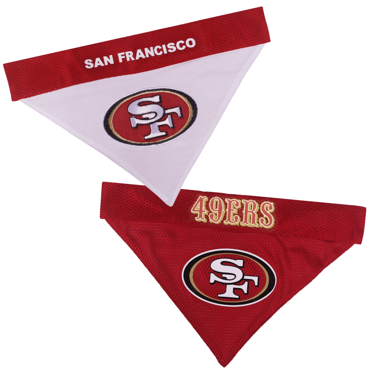 Pets First Co San Francisco 49ers Reversible Bandana Apparel