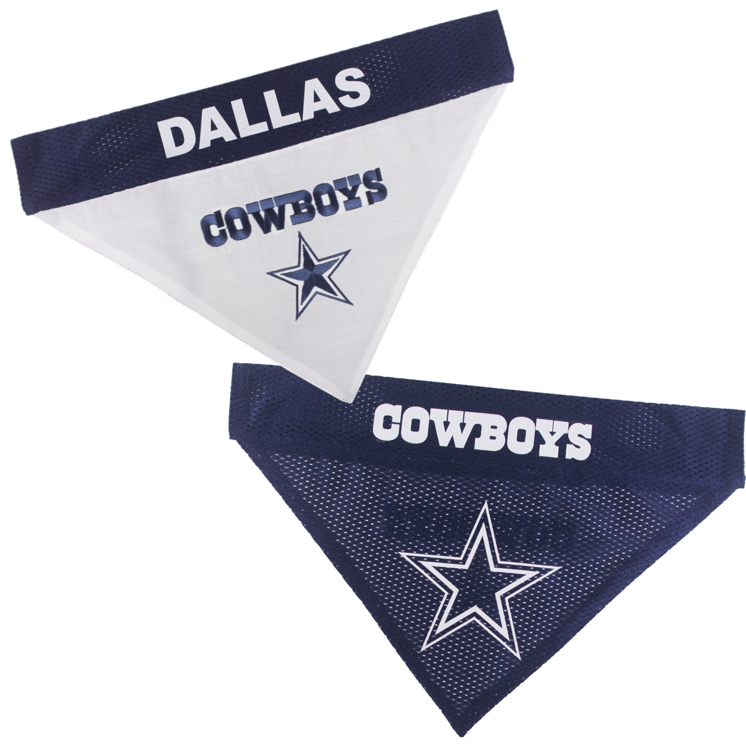 Pets First Co Dallas Cowboys Reversible Bandana Apparel