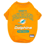 Pets First Co Miami Dolphins Tee Shirt Apparel