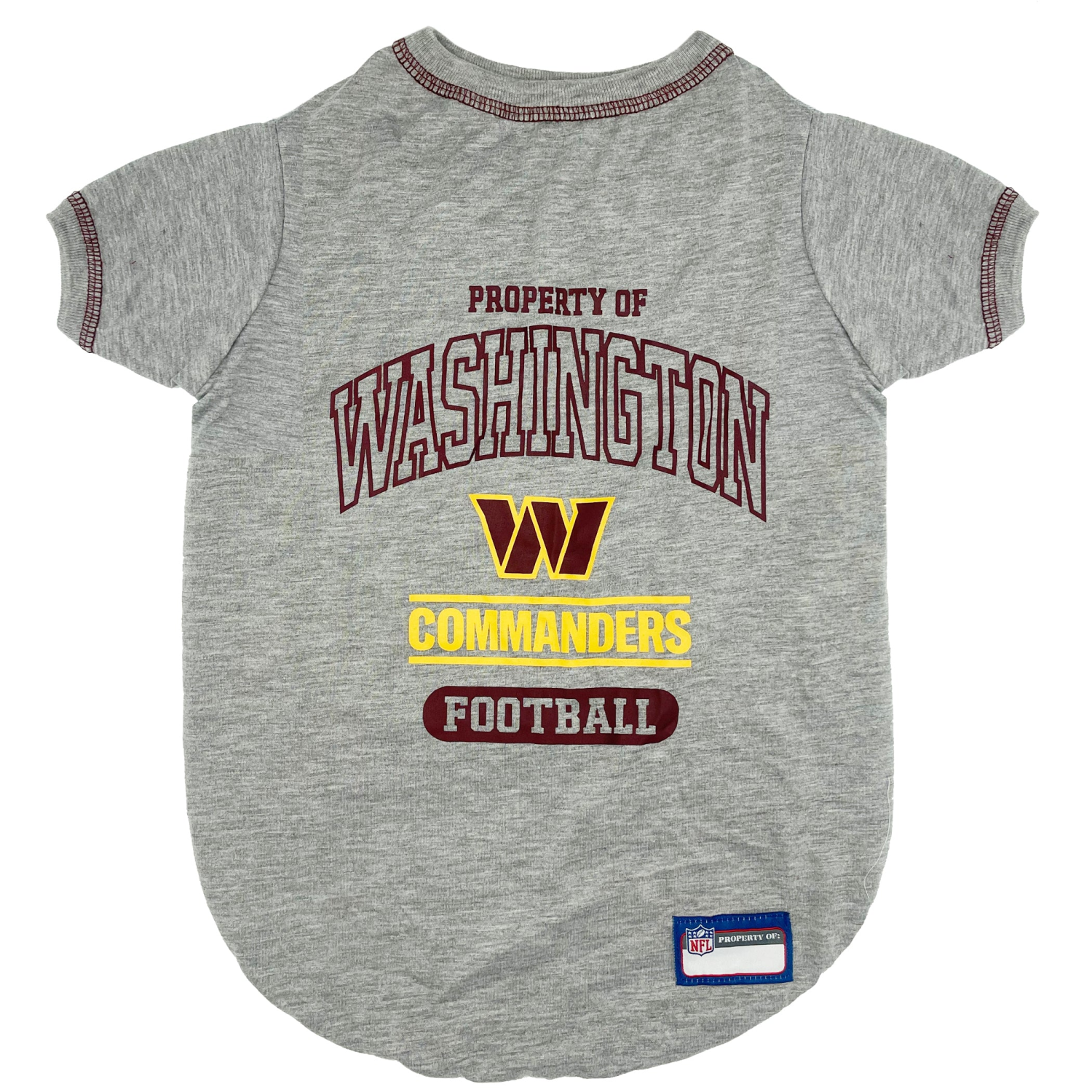 Pets First Co Washington Commanders Tee Shirt Apparel