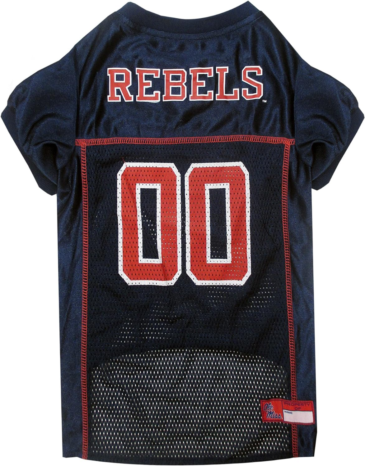 Pets First Co Ole Miss Pet Jersey Apparel