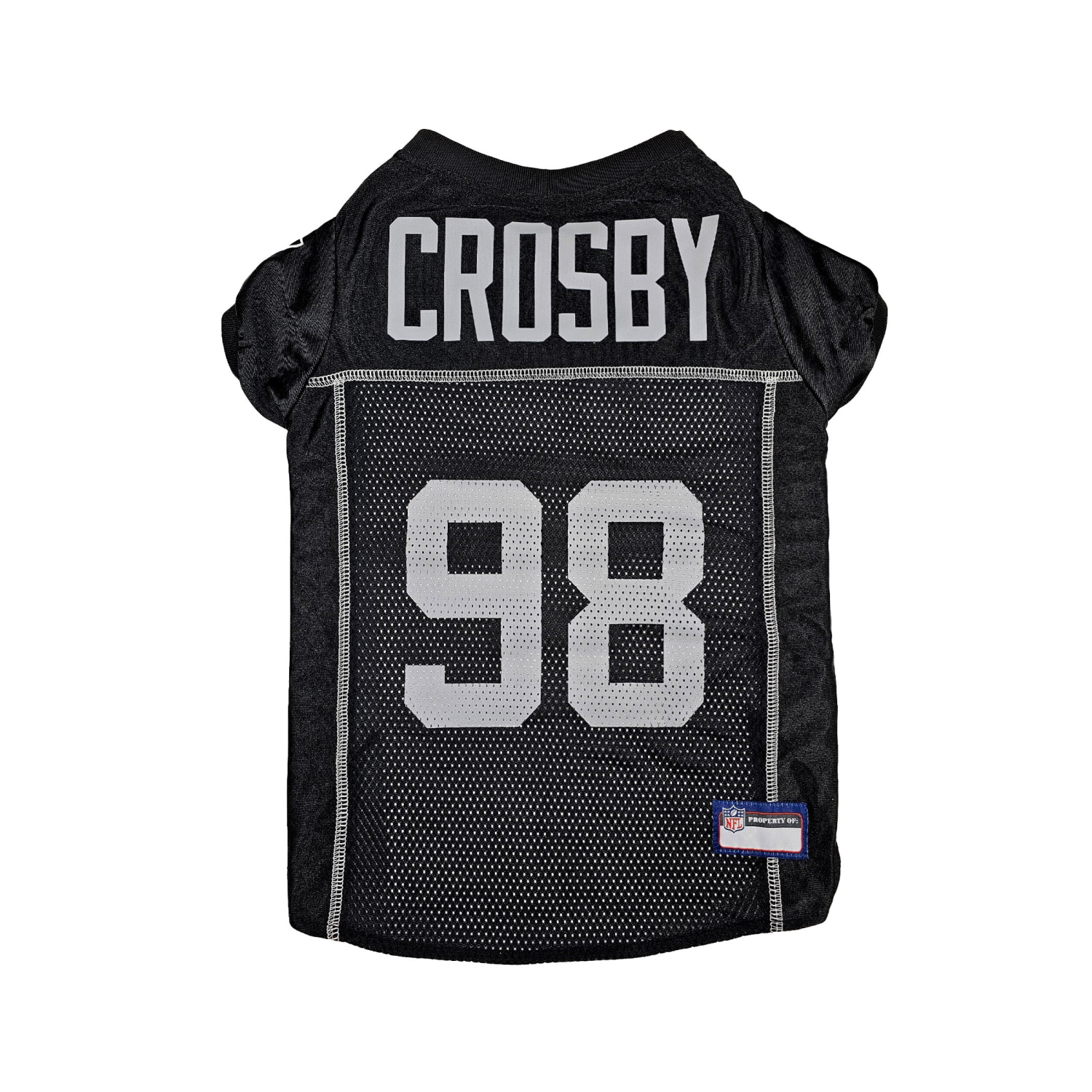Pets First Co Maxx Crosby Pet Striped Jersey (Oak) Apparel
