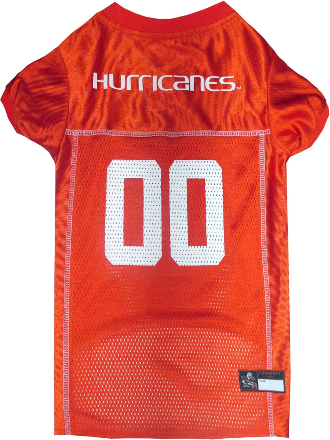 Pets First Co U Of Miami Pet Jersey Apparel