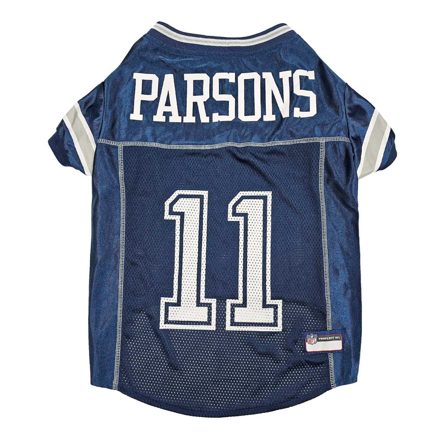 Pets First Co Micah Parsons Pet Striped Jersey (Dal) Apparel