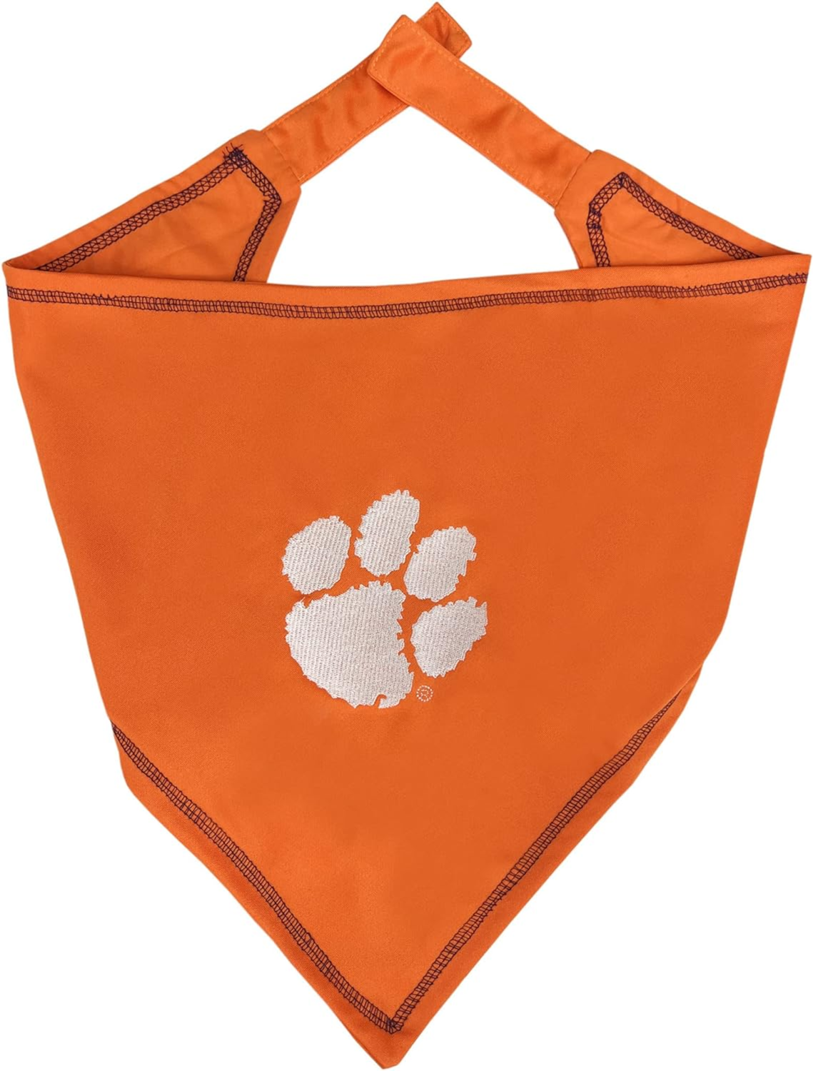 Pets First Co Clemson Tie Around Bandana Apparel