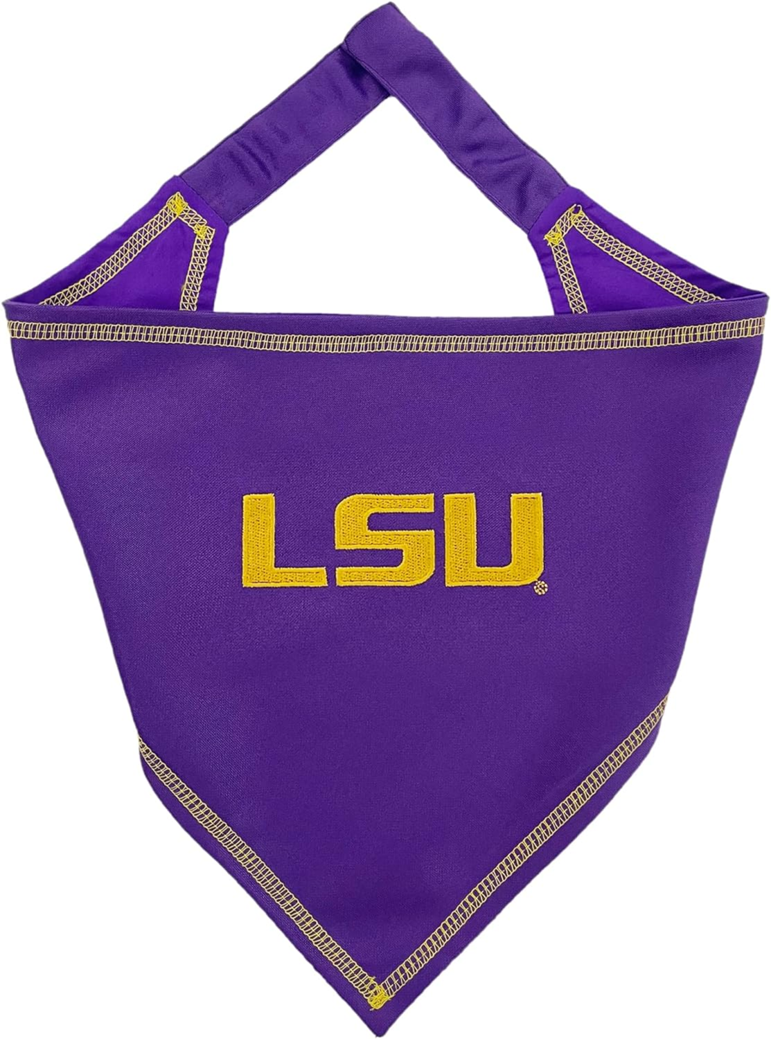 Pets First Co LSU Tie Around Bandana Apparel