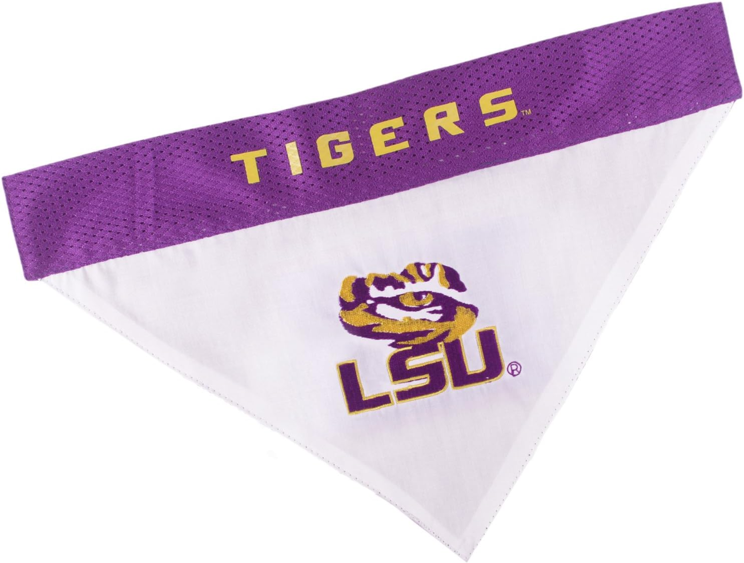 Pets First Co Louisiana State Reversible Bandana Apparel