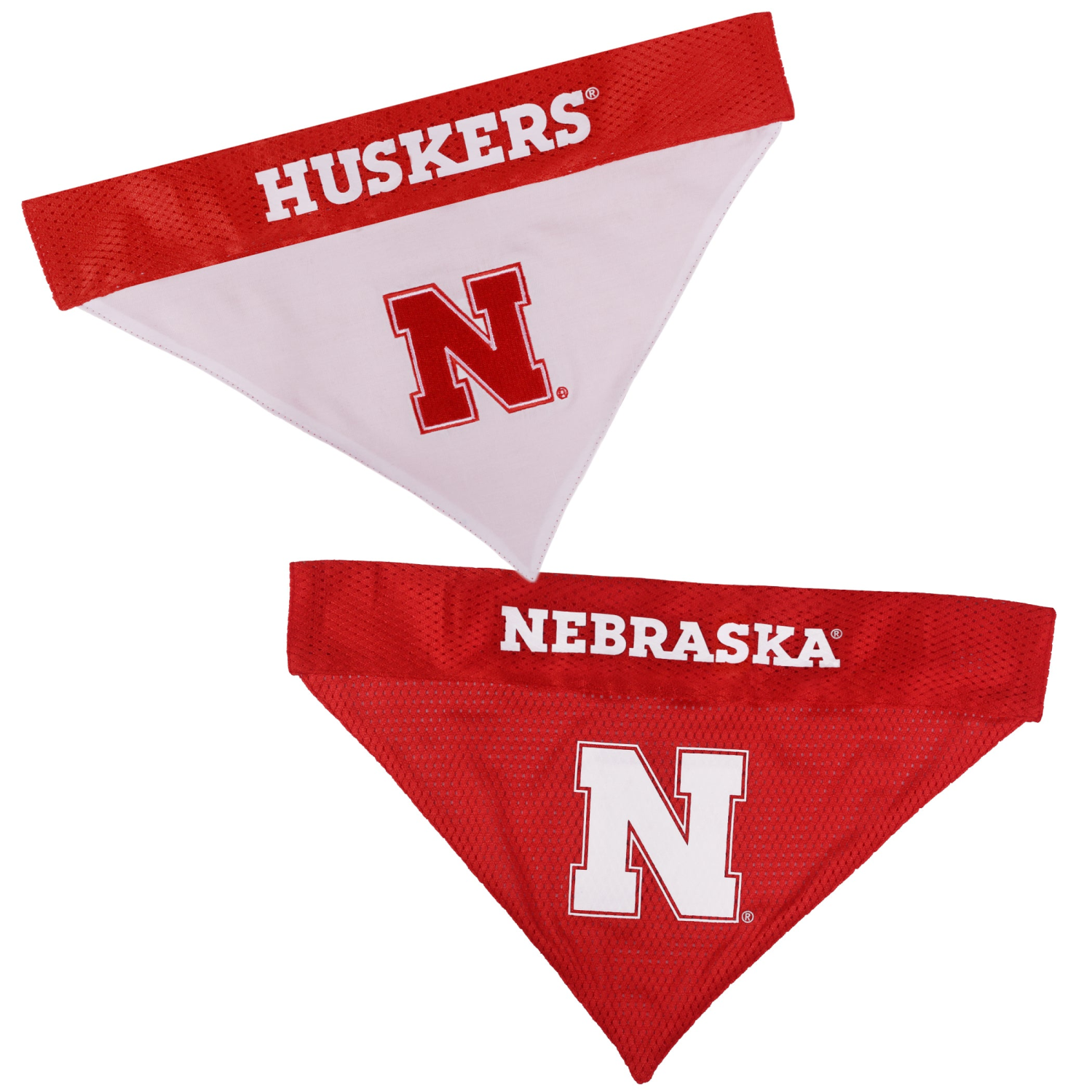 Pets First Co Nebraska Reversible Bandana Apparel
