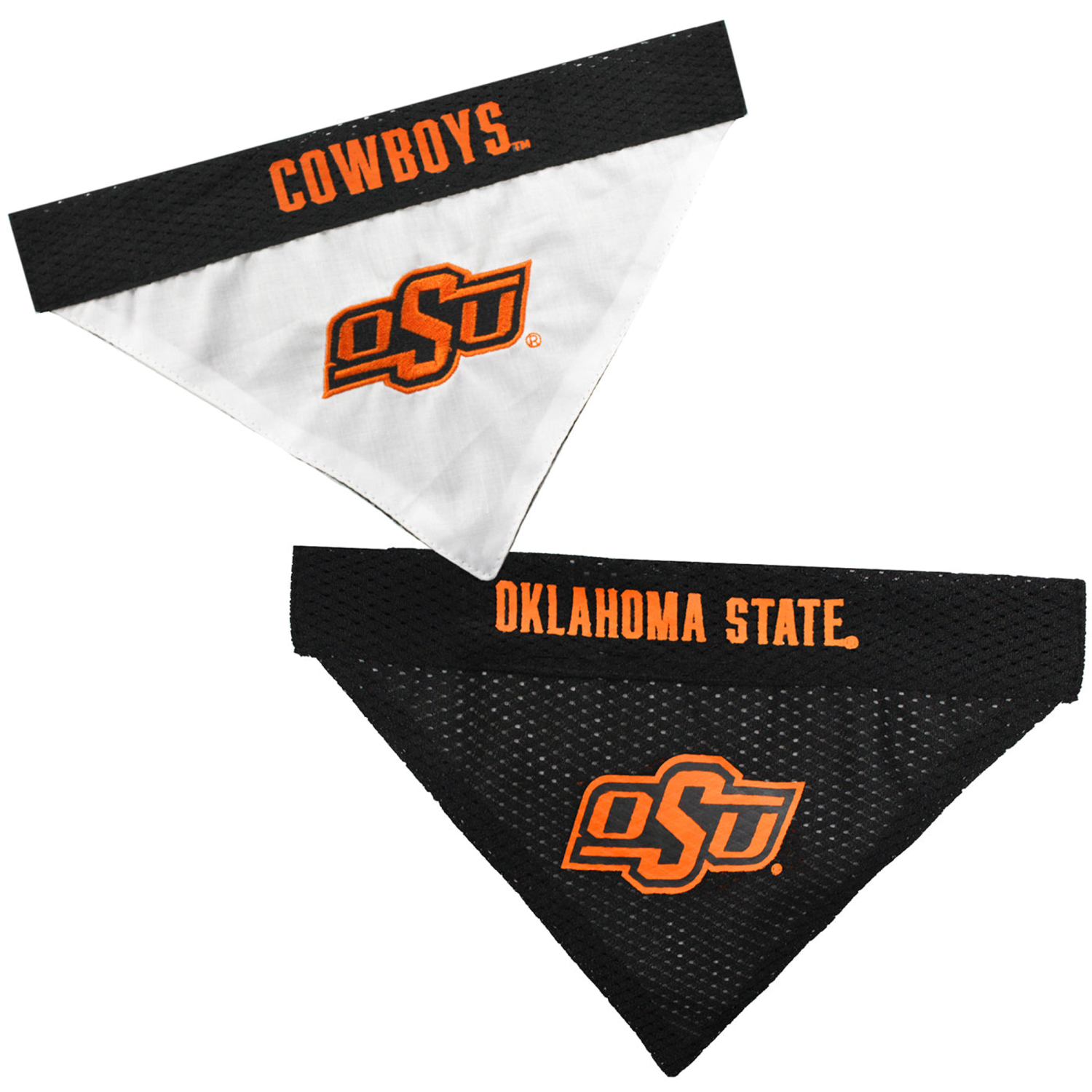 Pets First Co Oklahoma State Reversible Bandana Apparel