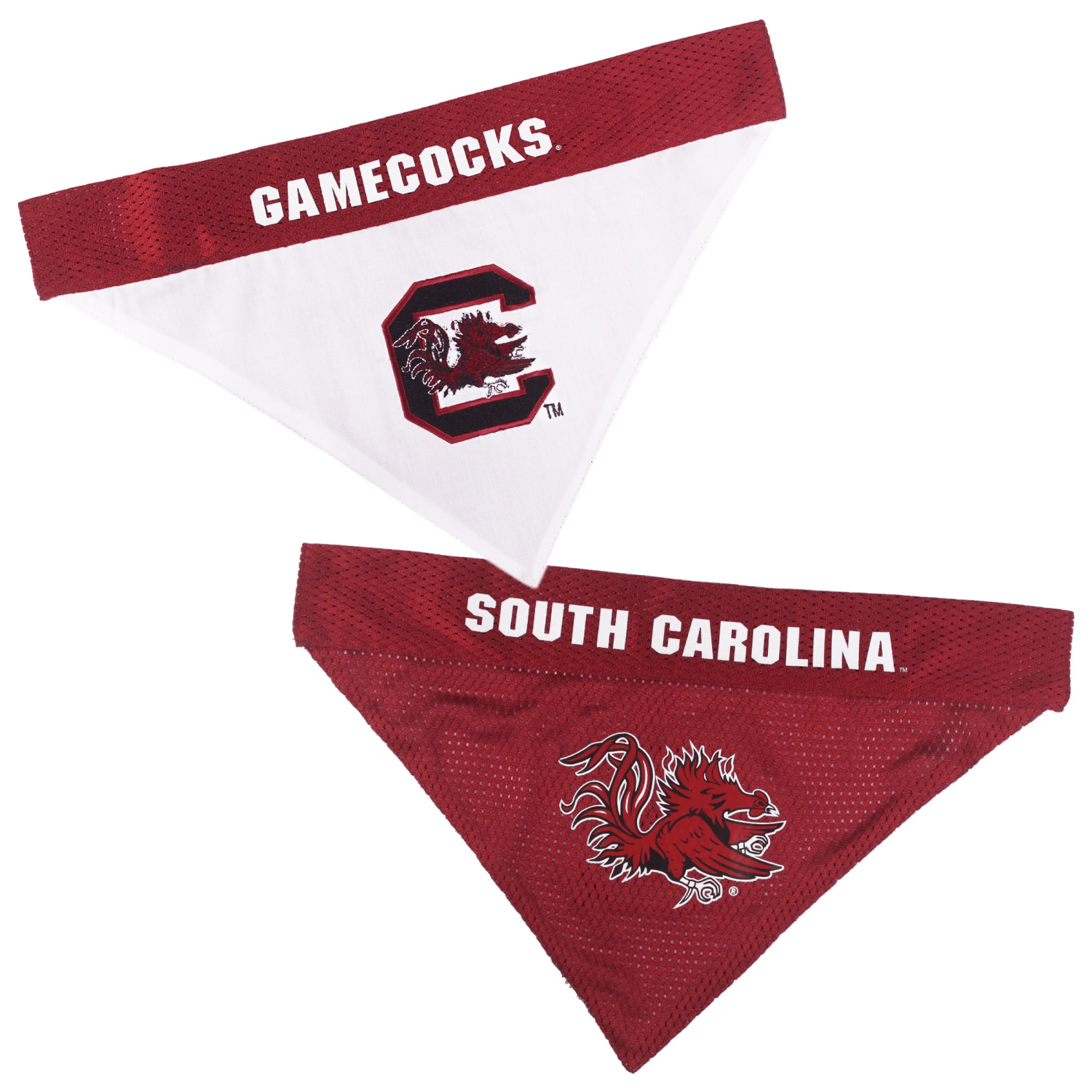 Pets First Co South Carolina Reversible Bandana Apparel