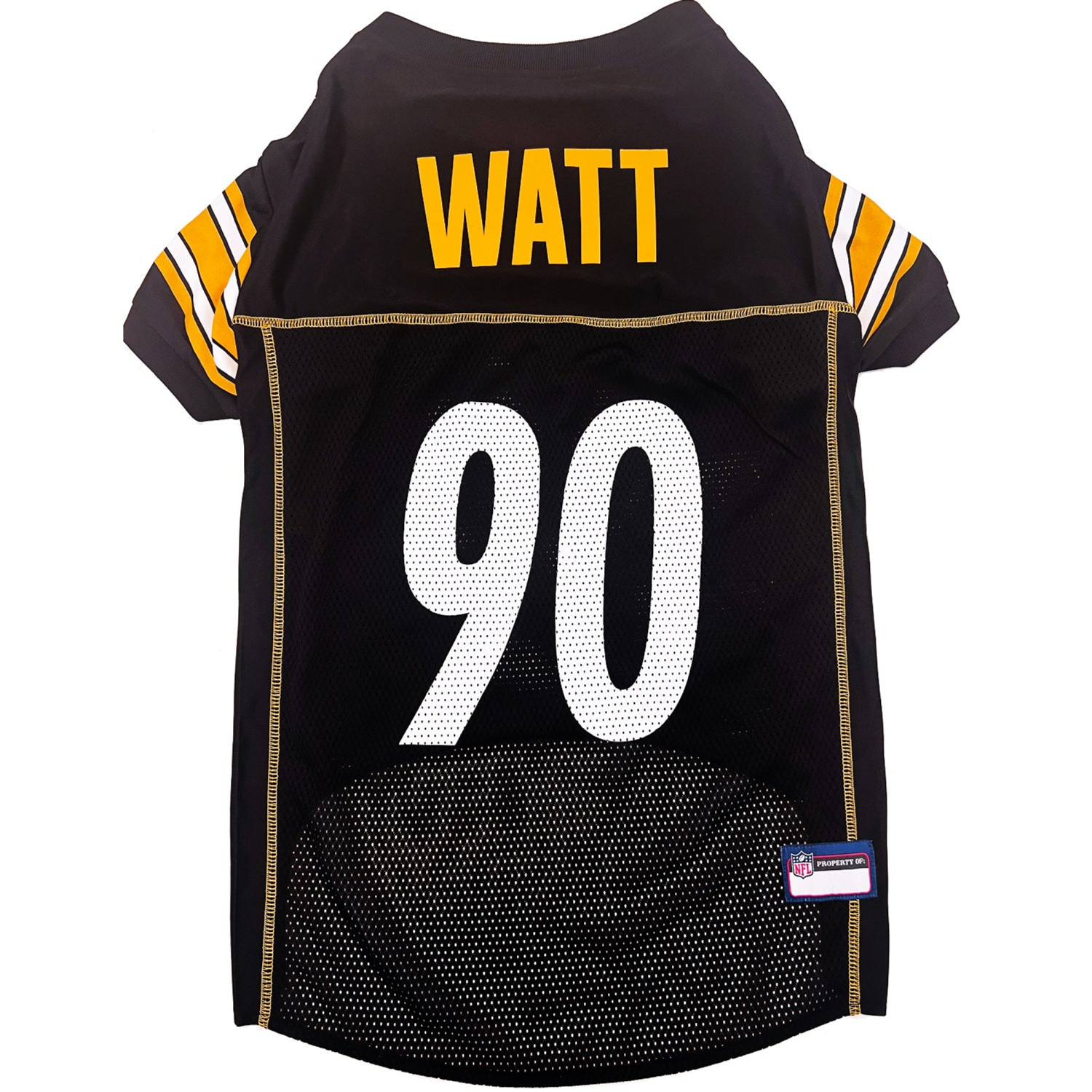 Pets First Co TJ Watt Pet Striped Jersey (Pit) Apparel