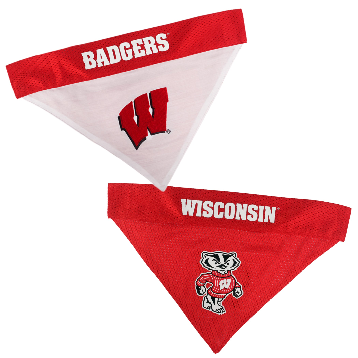 Pets First Co Wisconsin Reversible Bandana Apparel
