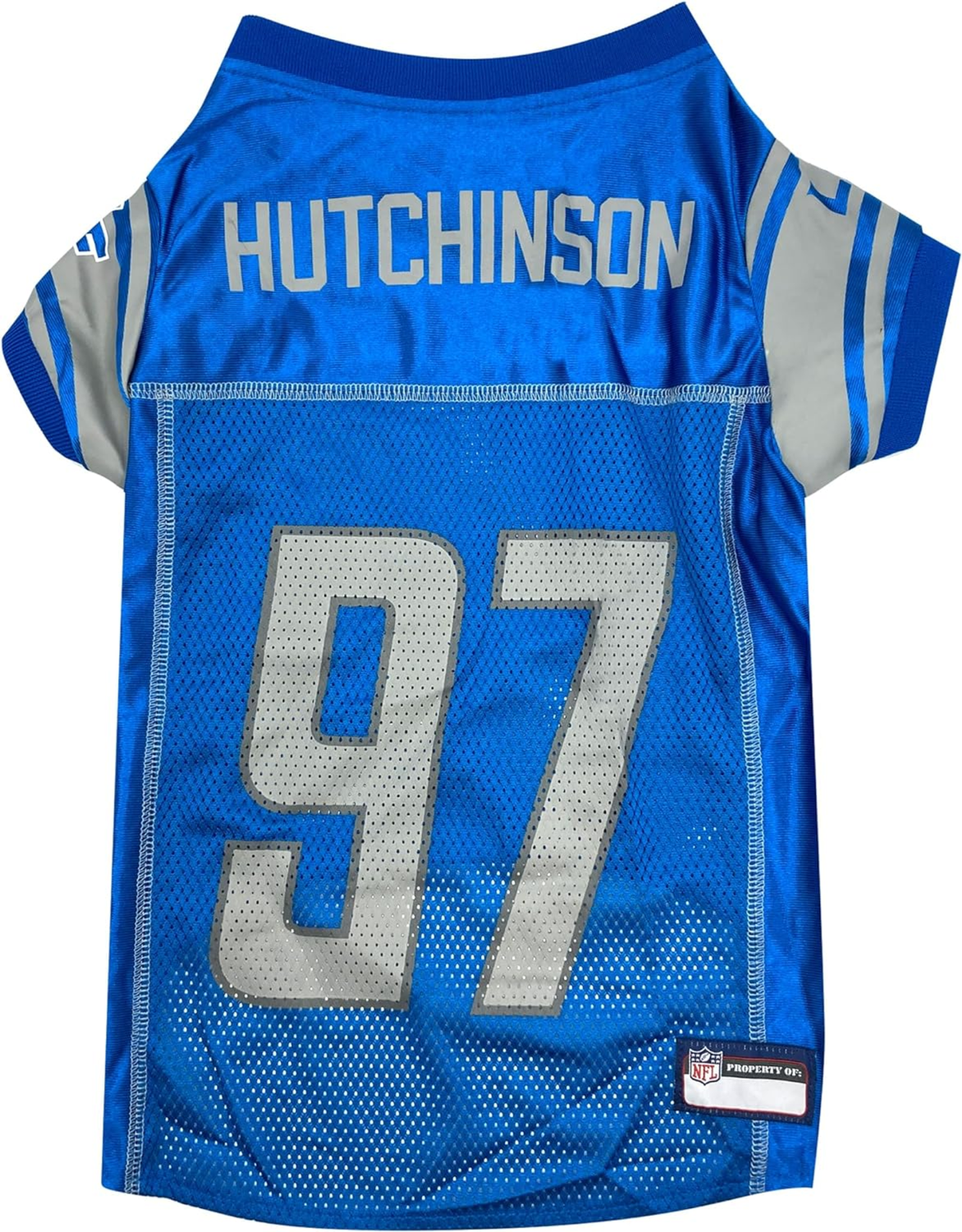 Pets First Co Aidan Hutchinson Pet Striped Jersey (Det) Apparel