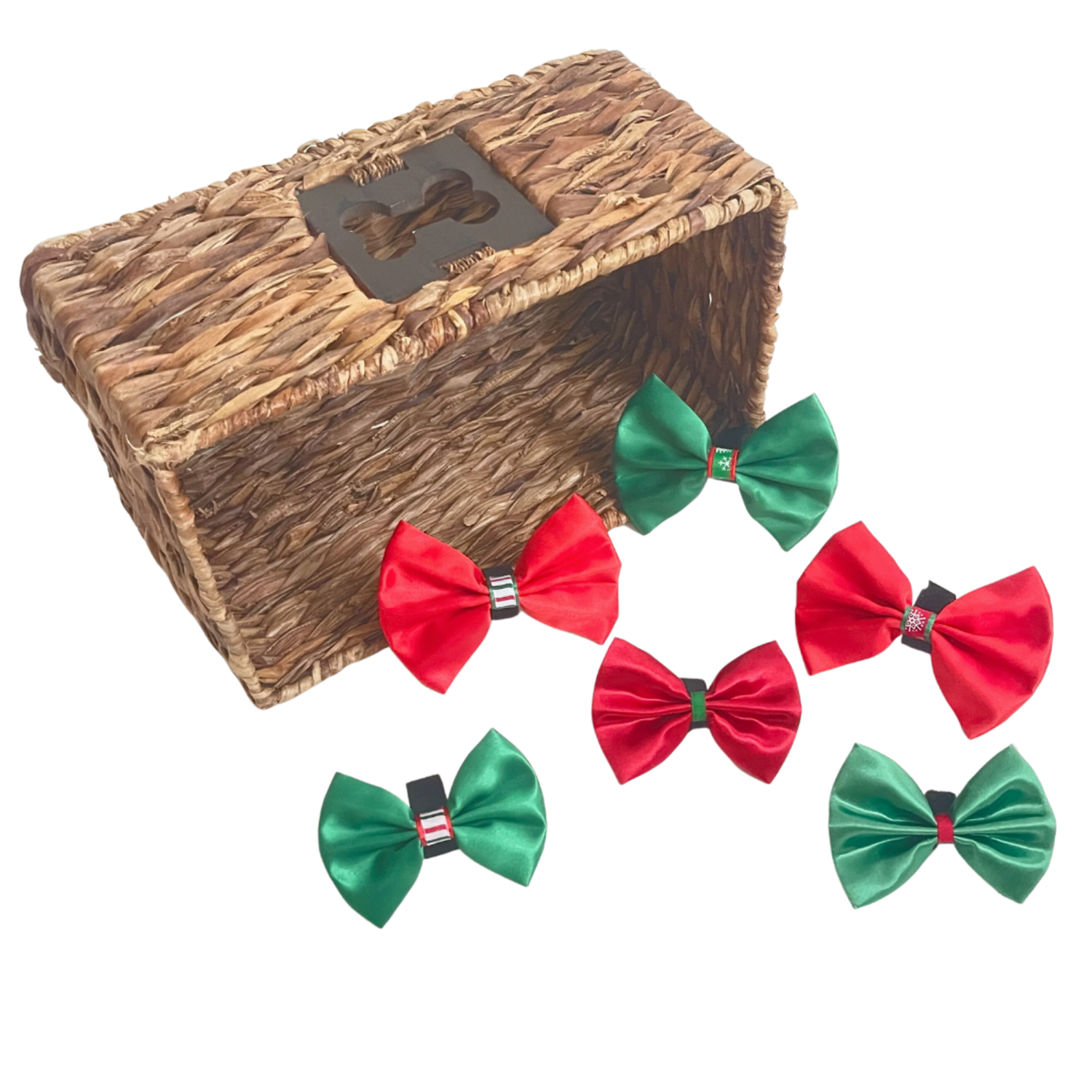 Pets Ribbons Christmas Bow Budget Bundle|Pets Ribbons Pet Accessories