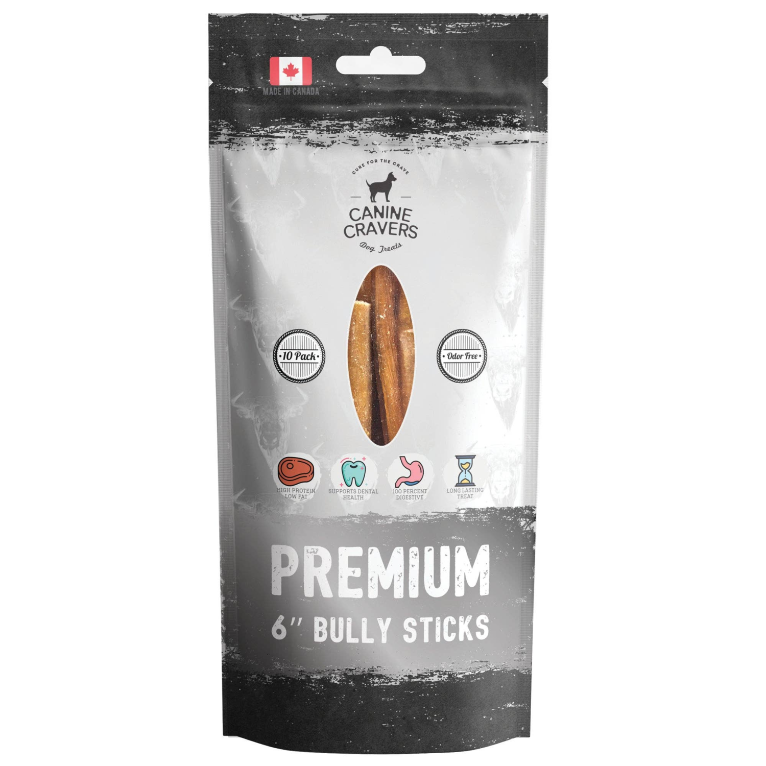 Pure Pals LLC Premium Beef Bully Stick Dog Treats