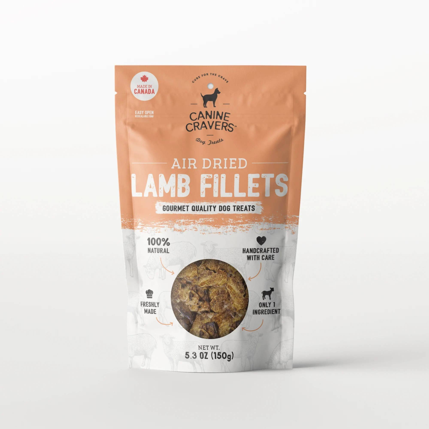 Pure Pals LLC Premium Lamb Fillets Dog Treats