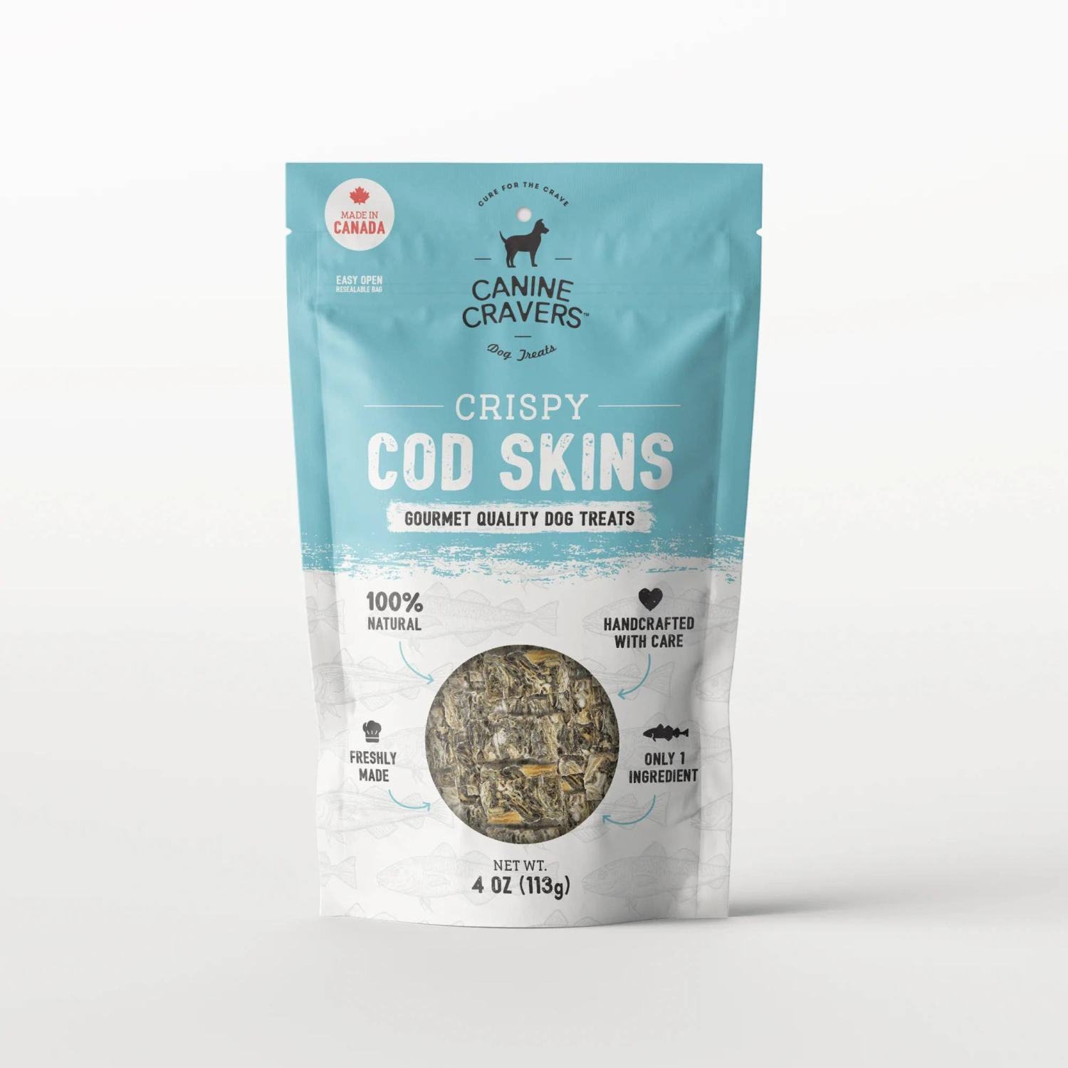 Pure Pals LLC Crispy Cod Skins Dog Treats