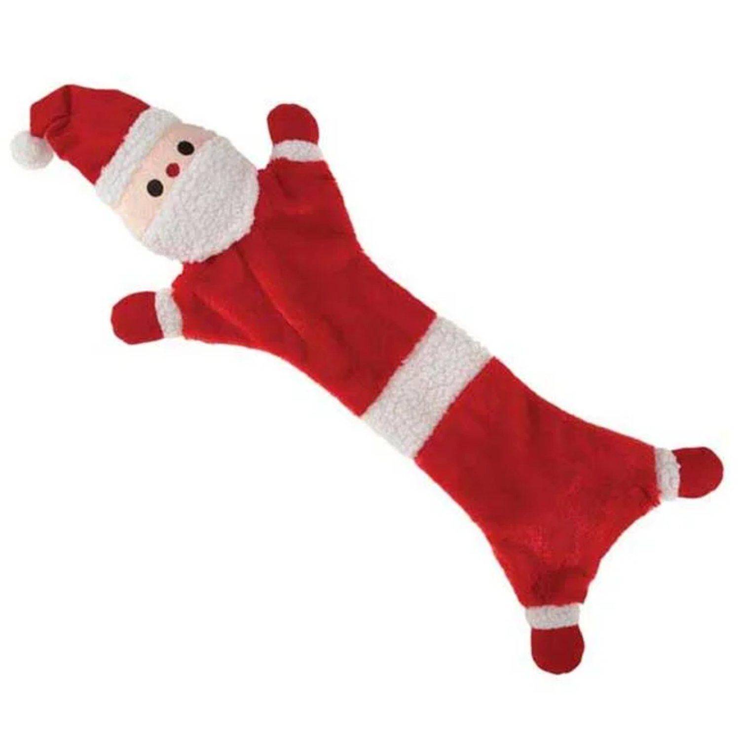Radixweb Zanies ZW1223 14 Festive Unstuffies Santa Toy Apparel