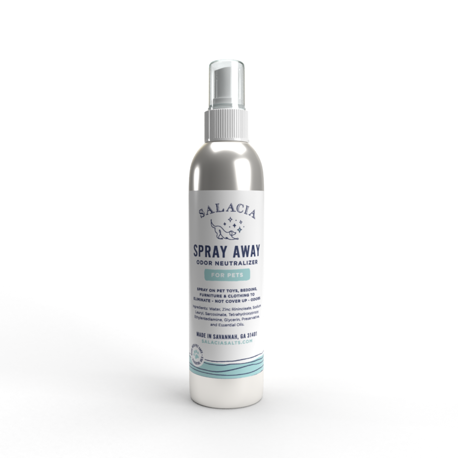 Salacia Salts Spray Away Odor Neutralizer Pet Spray (8 oz) Pet Sprays
