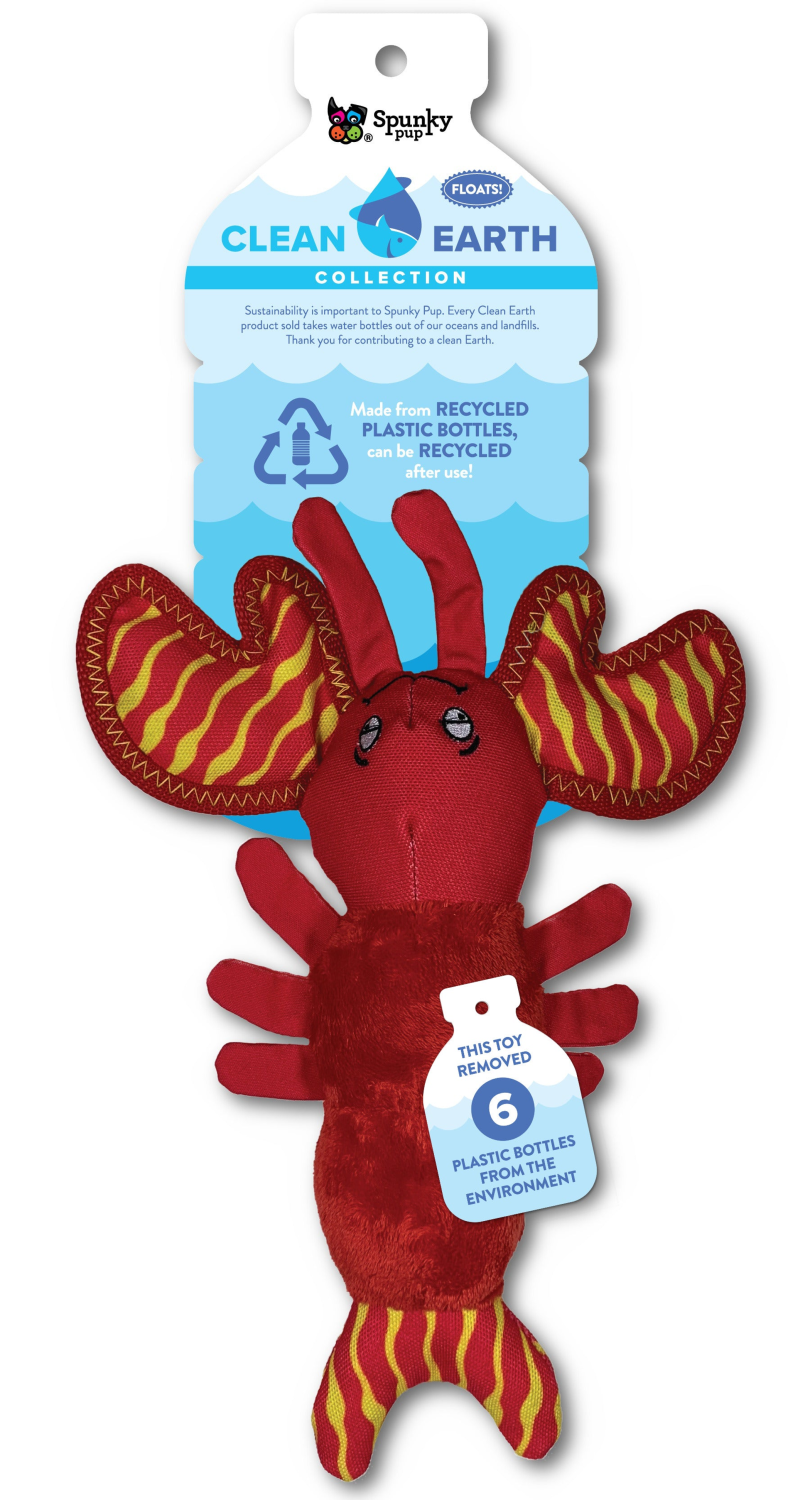 Spunky Pup Dog Toys Clean Earth Plush - 100% Sustainable Dog Toys