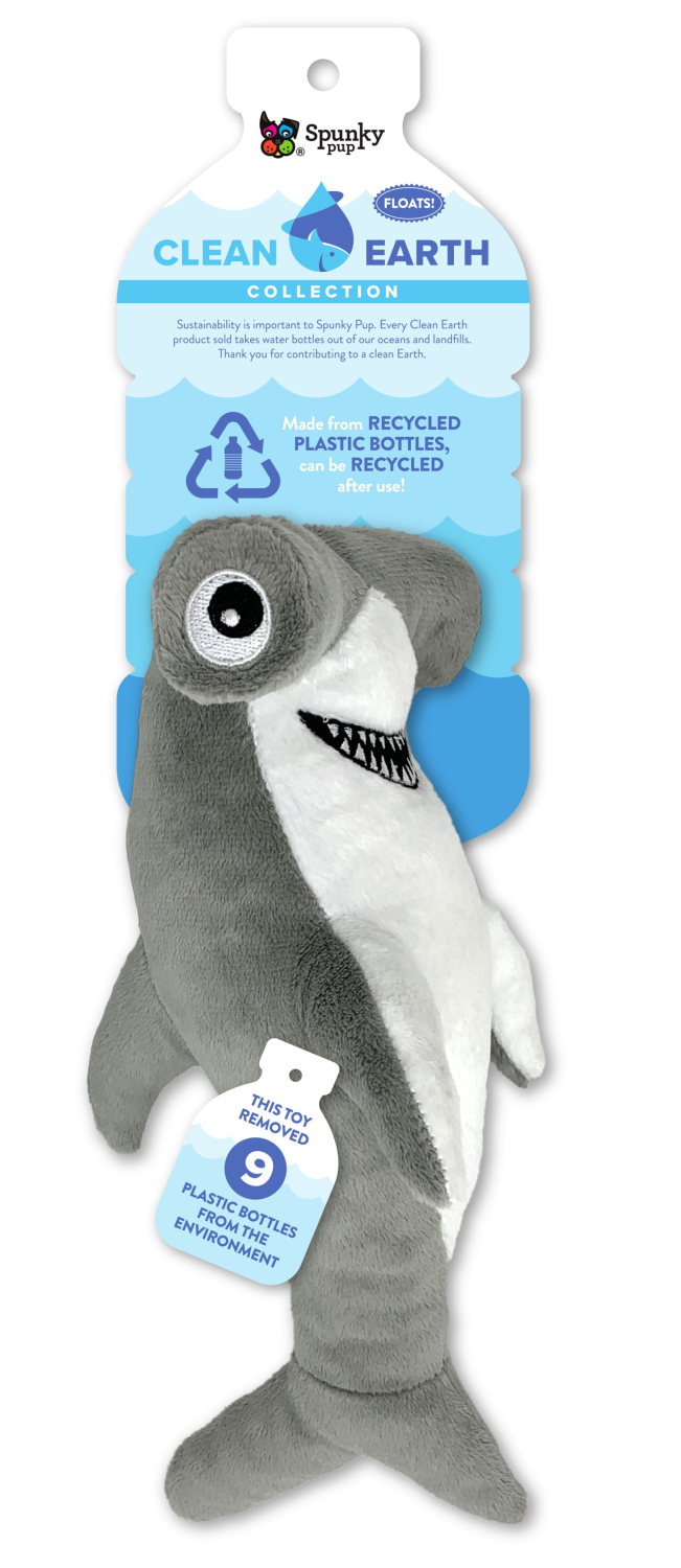 Spunky Pup Dog Toys Clean Earth Plush - 100% Sustainable Dog Toys