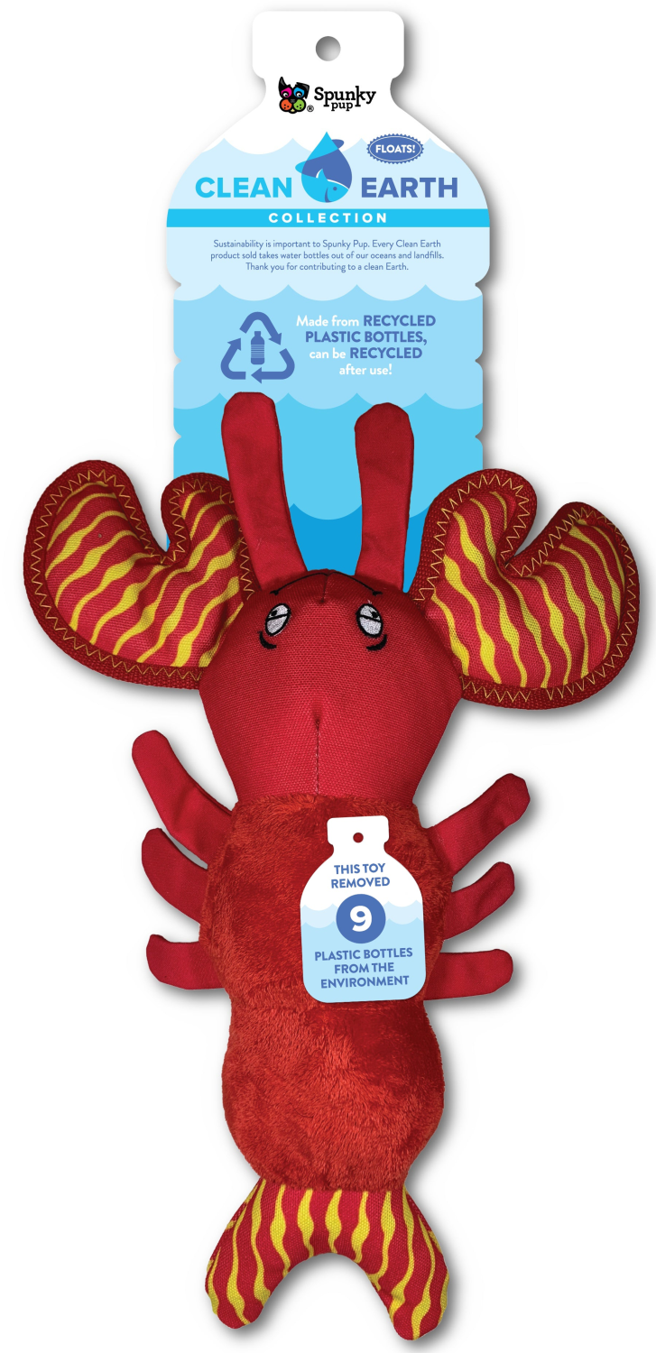 Spunky Pup Dog Toys Clean Earth Plush - 100% Sustainable Dog Toys