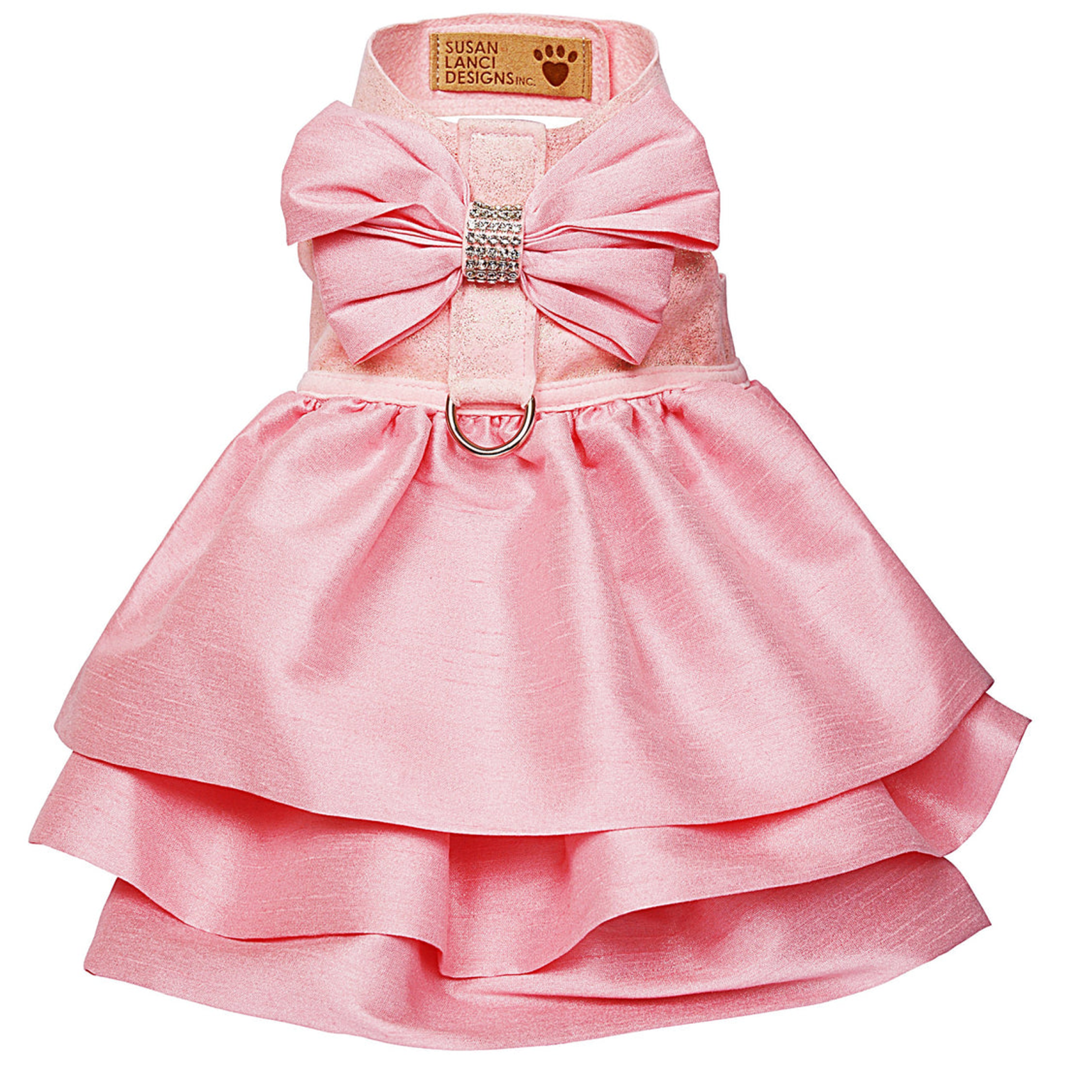 Susan Lanci Designs Susan Lanci Designs Puppy Pink Glitzerati Madison Dress Dog Clothes