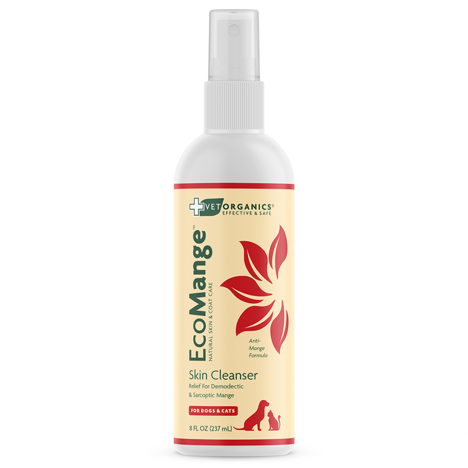Vet Organics EcoMange Mange Treatment for Dogs & Cats Animal Health