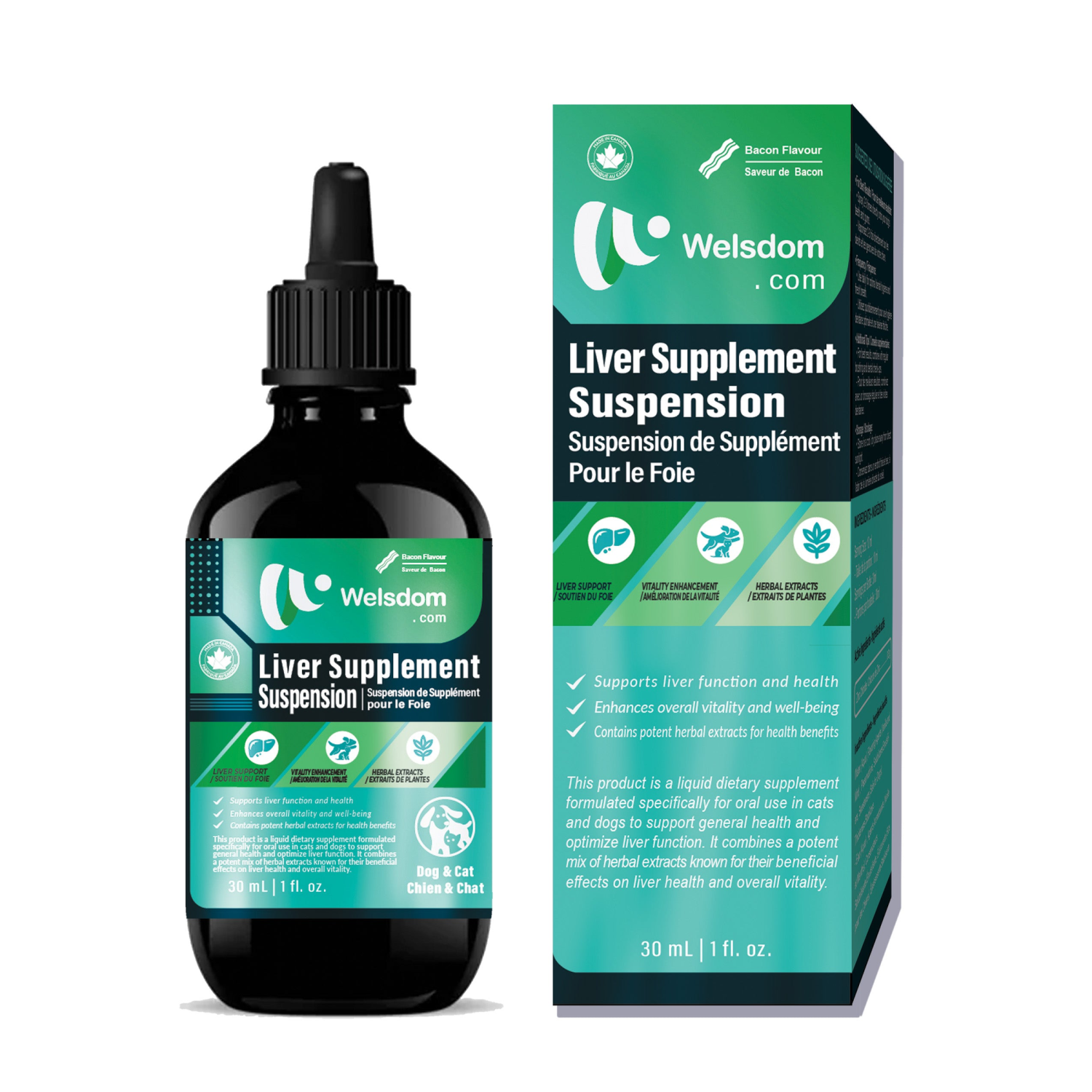 Welsdom Inc. Liver Supplement Suspension - 30mL Vitamins
