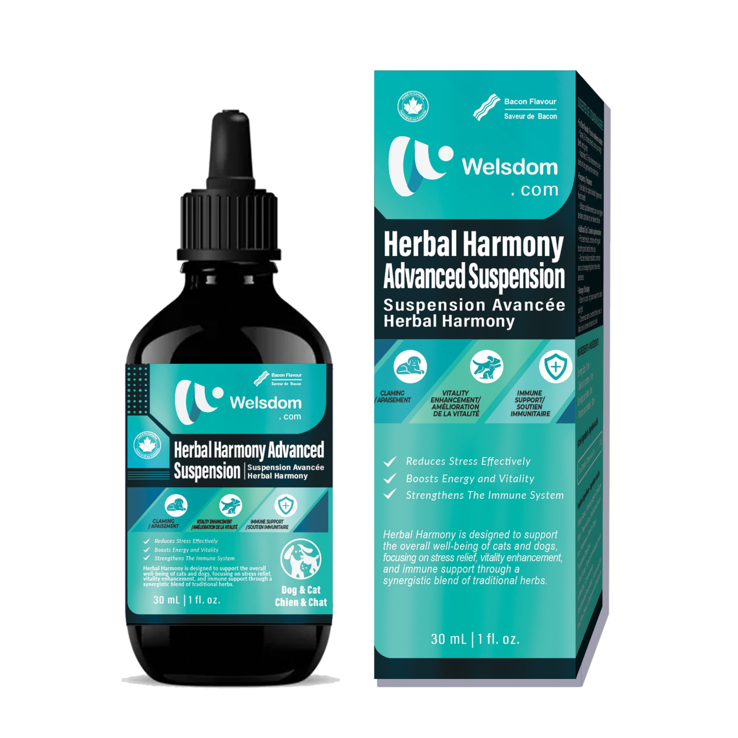 Welsdom Inc. Herbal Harmony Advanced Suspension - 30mL Vitamins