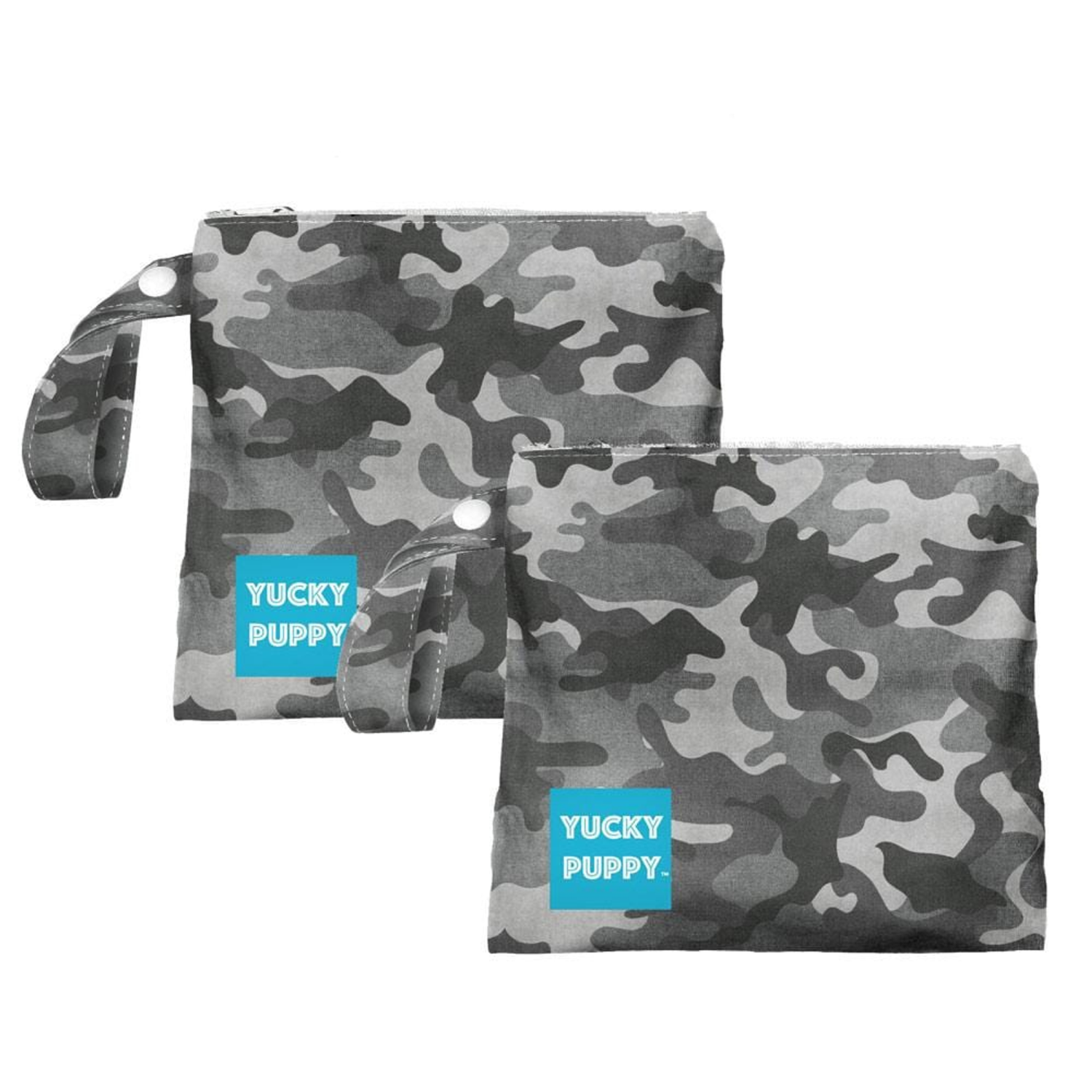 Yucky Puppy Gray Camo Dog Poop Bag Holders