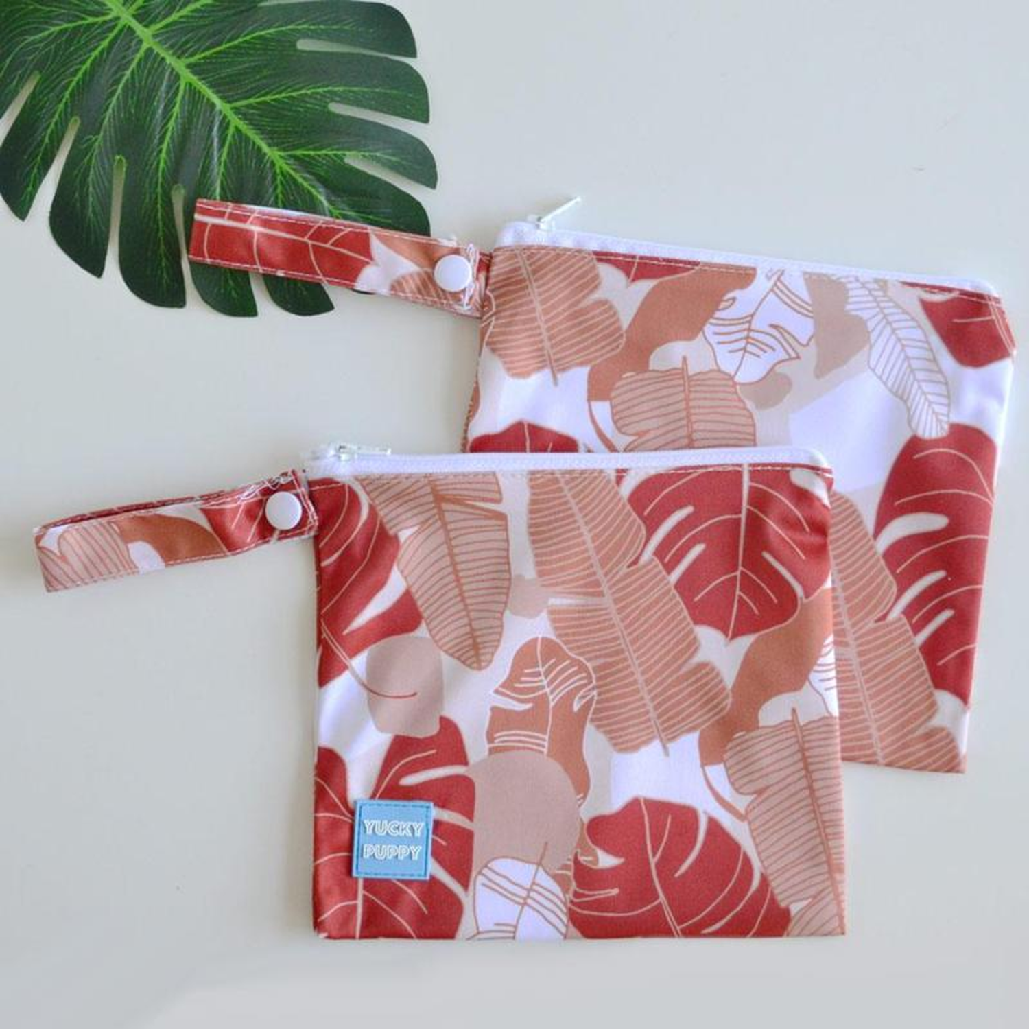 Yucky Puppy Monstera + Banana Yucky Puppy Dog Poop Bag Holders Waste Bags & Cans