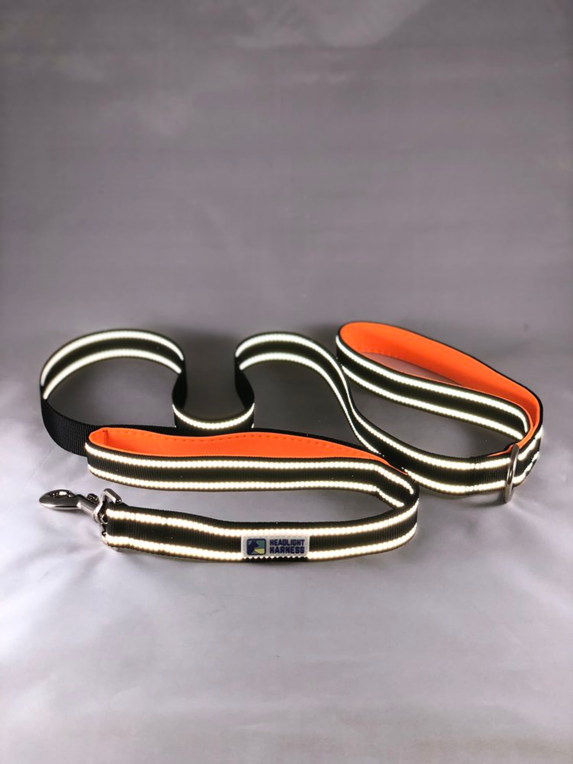 Explore the Headlight Harness Double Handle Reflective Leash